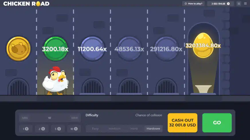 گیم کا ڈیمو ورژن Chicken Cross.